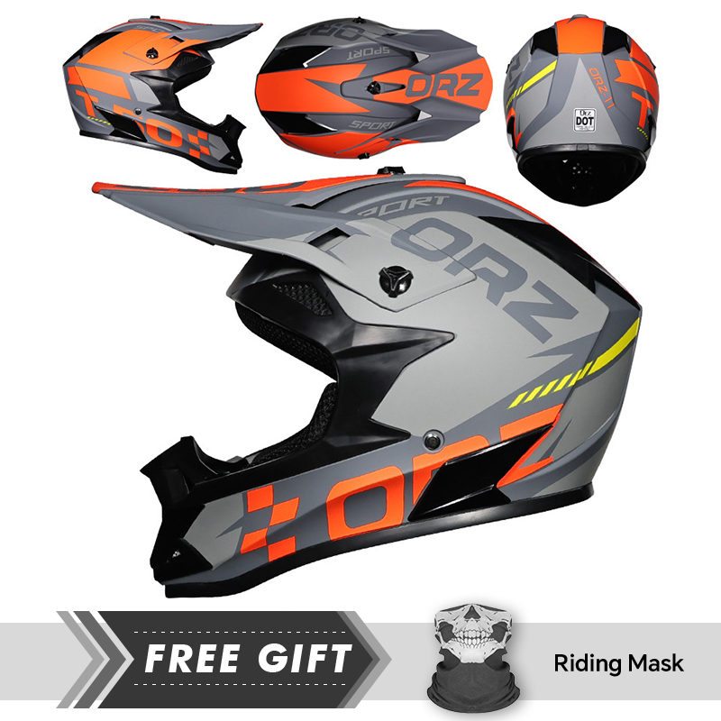Quick Release Buckle Motorcycle Helmet - Casco fuoristrada protezione per il viso