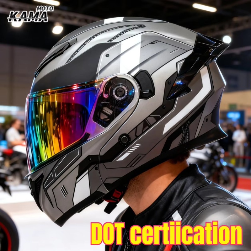 Caschi da moto omologati DOT c - Modular Flip Up Motorcycle Helmet Dot Approved recensione e prezzo