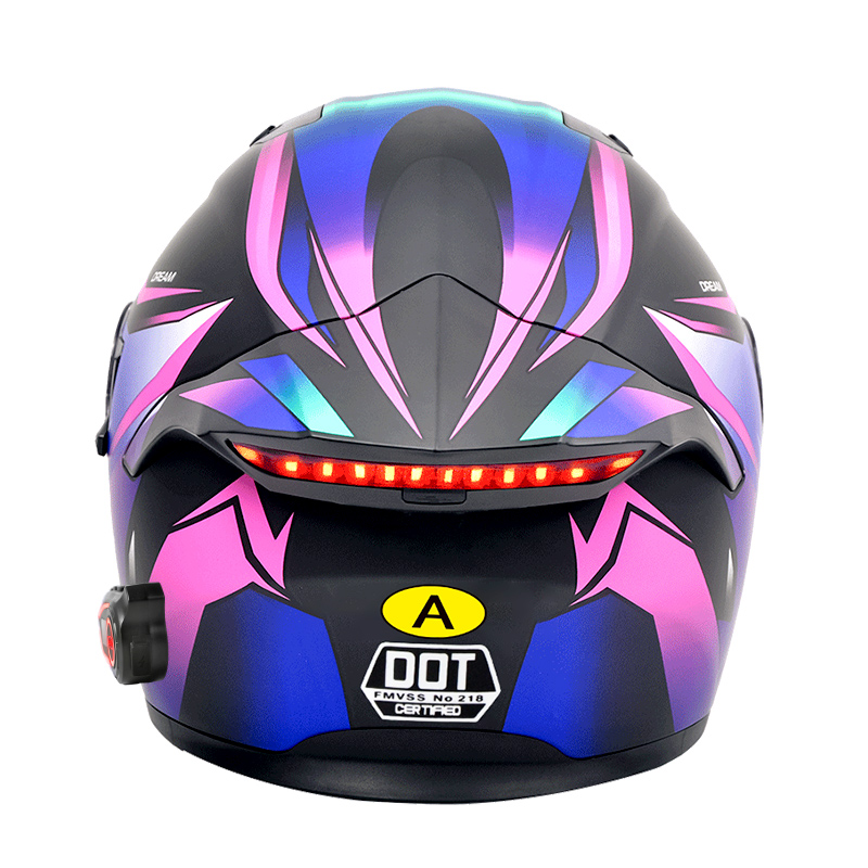 Caschi Moto DOT con Doppia Vis - Full Face Motorcycle Helmet With Bluetooth recensione e prezzo