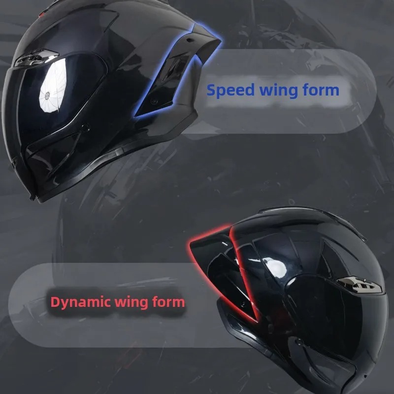 Casco Moto HOT con Alettone Gr - Full Face Motorcycle Helmet With Bluetooth recensione e prezzo