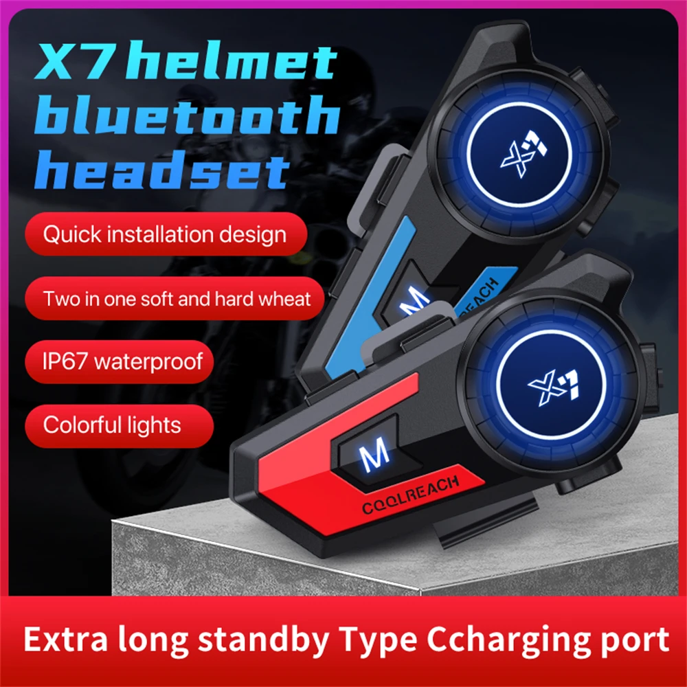 X7 Auricolare per casco da mot - Full Face Motorcycle Helmet With Bluetooth recensione e prezzo