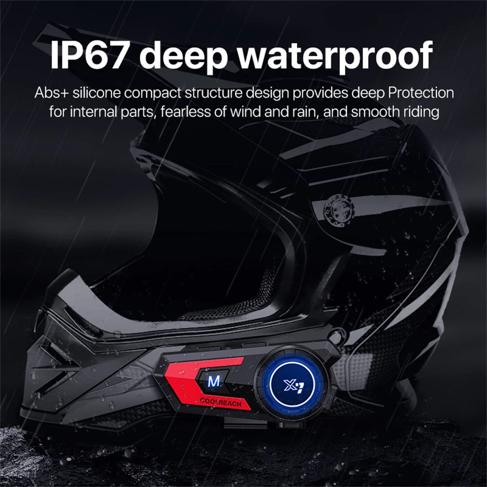 X7 Auricolare per casco da mot - Full Face Motorcycle Helmet With Bluetooth recensione e prezzo