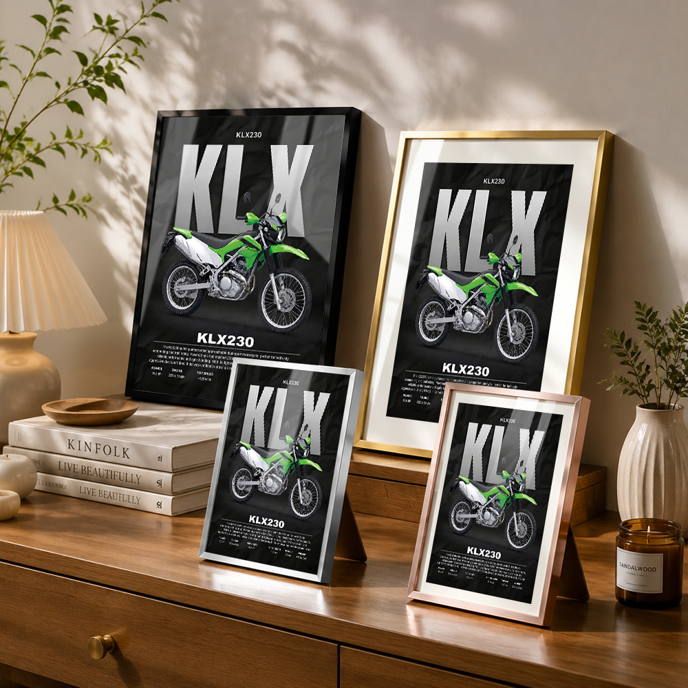 Poster in metallo con cornice  - Riding Gear recensione e prezzo